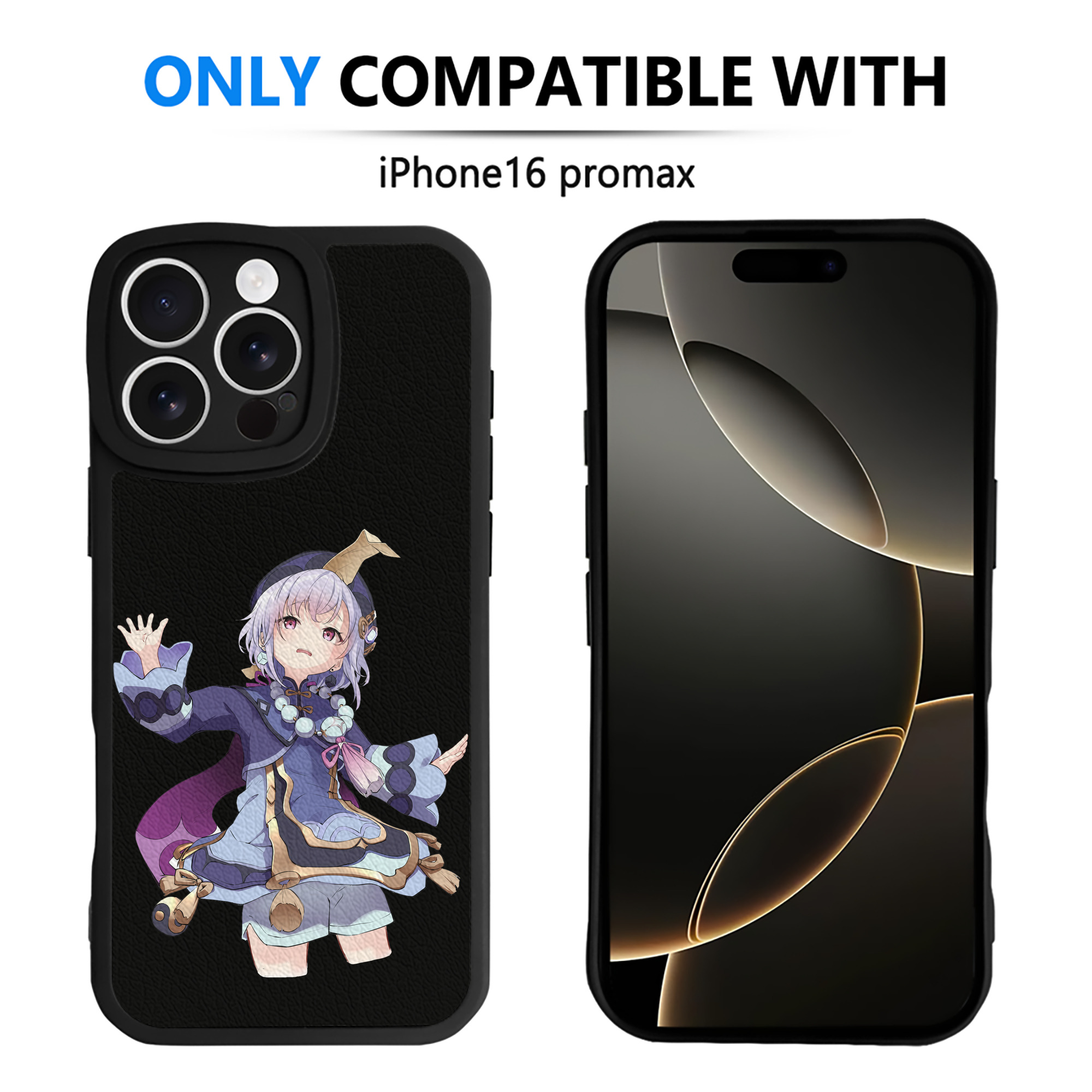 げんし神 七七 なな  genshin Nana 【iPhone 16シリーズ対応】シリコンスマホケース（レザー調） 材質：シリコン